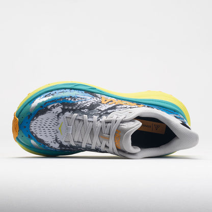 HOKA Stinson 7 Women's White/Evening Primrose