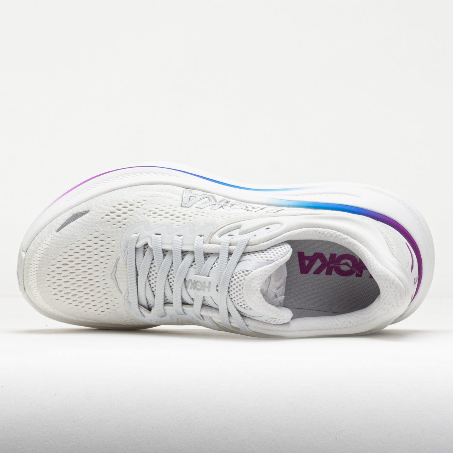 HOKA Bondi 9 Women's Cosmic Grey/White