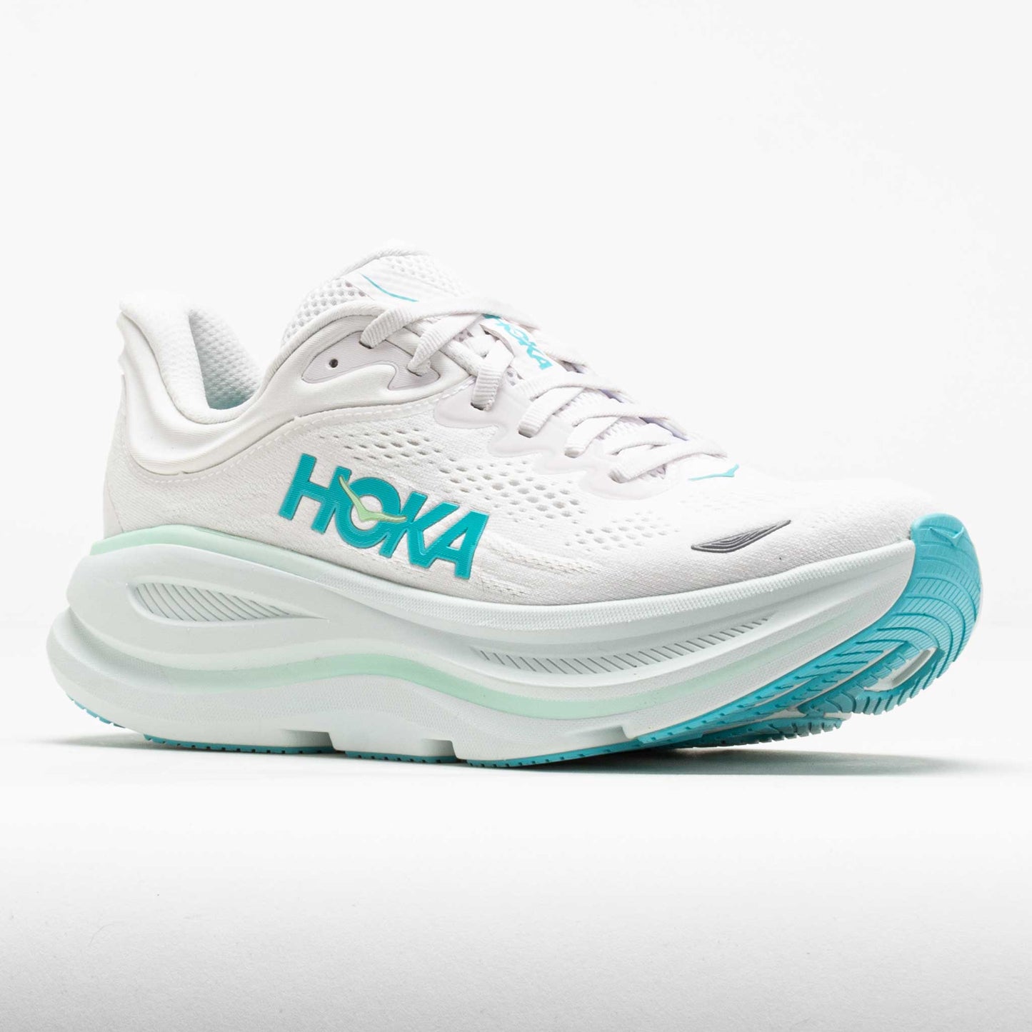 HOKA Bondi 9 Women's Frost/Cielo Blue