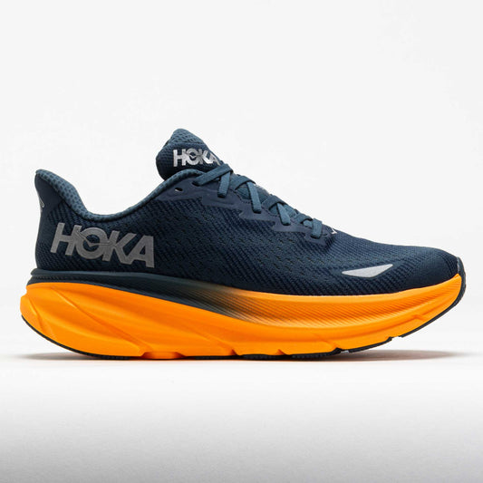HOKA Clifton 9 GTX Men's Stormy Skies/Orange Zest