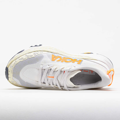 HOKA Speedgoat 6 Men's White/Neon Tangerine