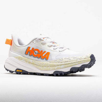 HOKA Speedgoat 6 Men's White/Neon Tangerine