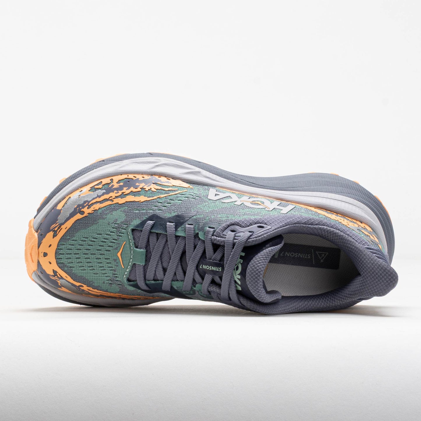 HOKA Stinson 7 Women's Grey Skies/Pale Tangerine