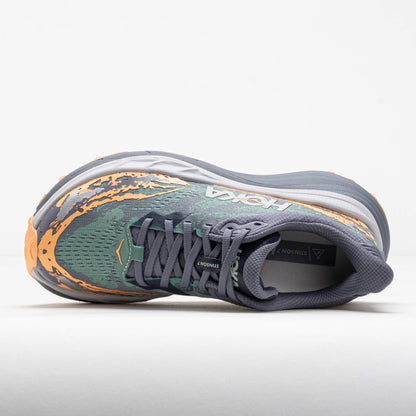 HOKA Stinson 7 Women's Grey Skies/Pale Tangerine