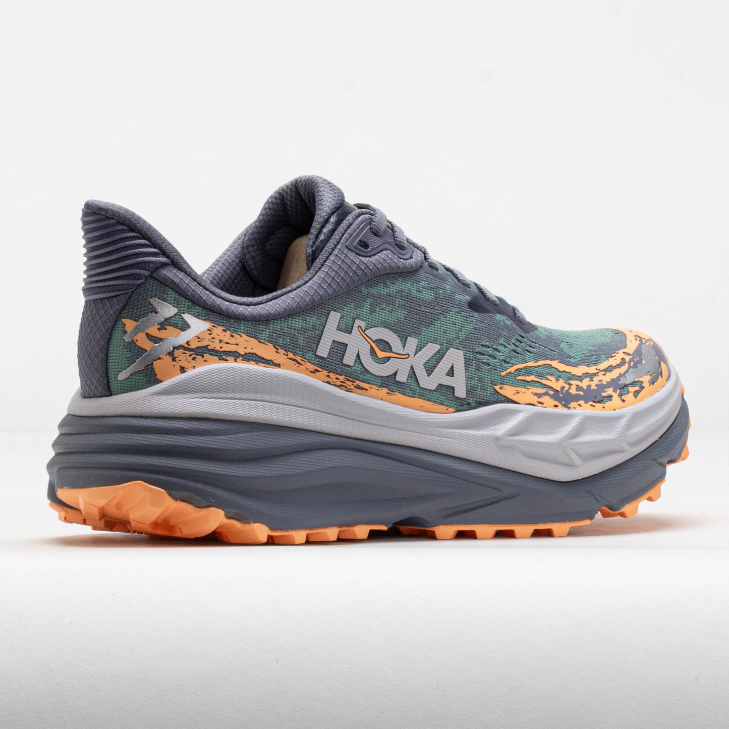 HOKA Stinson 7 Women's Grey Skies/Pale Tangerine